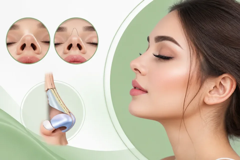 نمای توضیحی درباره عمل بینی عروسکی چگونه انجام میشود
